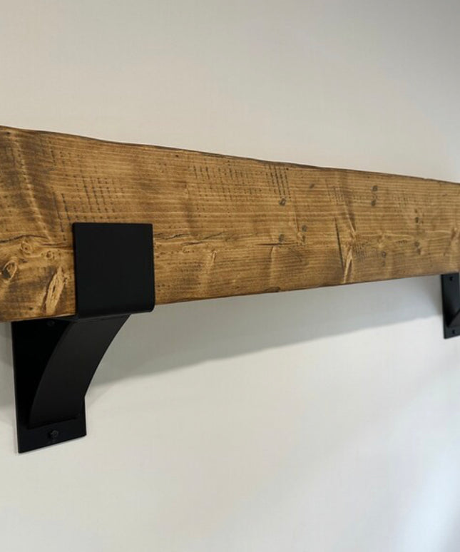 Mantel and Steel Bracket Kit