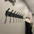 Riseform Wall Mounted Metal Coat Rack Coat Rack 10" Wall Mount Length Finish Gold Powder Coat | Industrial Farm Co