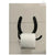 The Tierney Horseshoe Toilet Paper Holder  Open to Left Finish Clear Coat | Industrial Farm Co