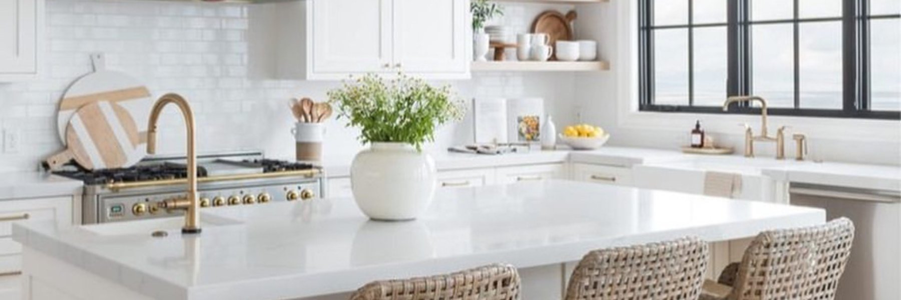 Picture of a kitchen beautifully decorated with curated decor