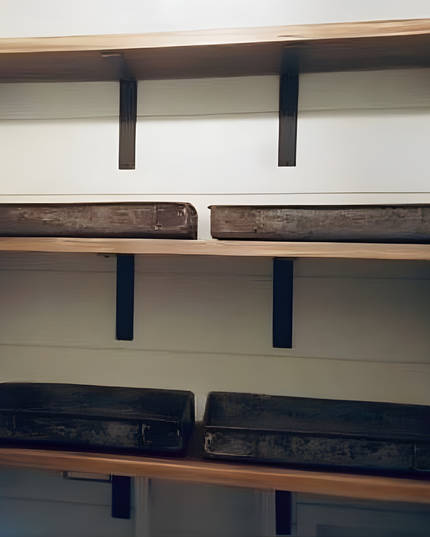 The Liverpool L Shelf Bracket – 1" Wide Heavy Duty Steel Support