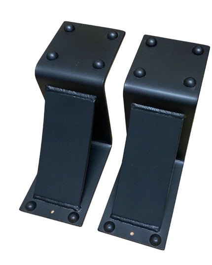 The Clermont 4" Mantel Bracket with Rivets – Heavy Duty Steel, Handmade USA