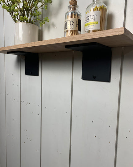 The Lyons L Shelf Bracket – 5" Wide Heavy Duty Steel Support