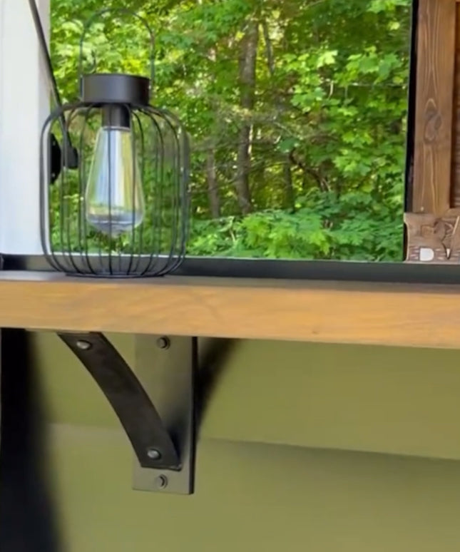 The Cortland 3" Shelf Bracket with Rivets