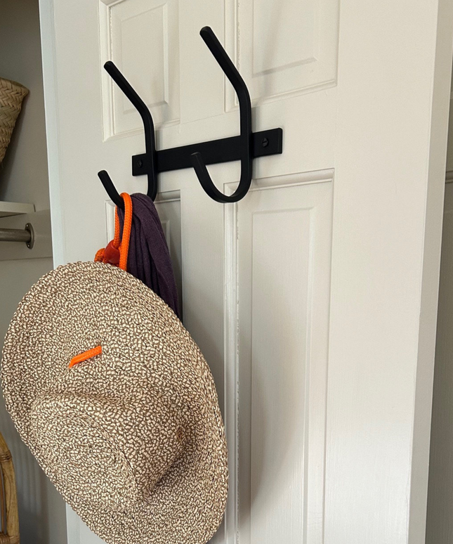 The Meredith Petite Double J Coat Rack