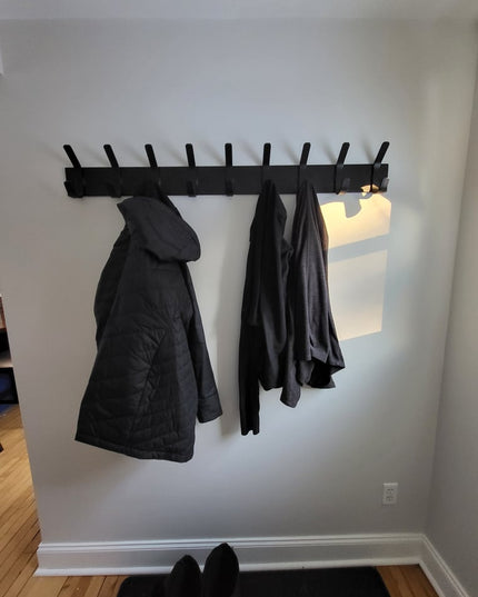 Riseform Wall Mounted Metal Coat Rack