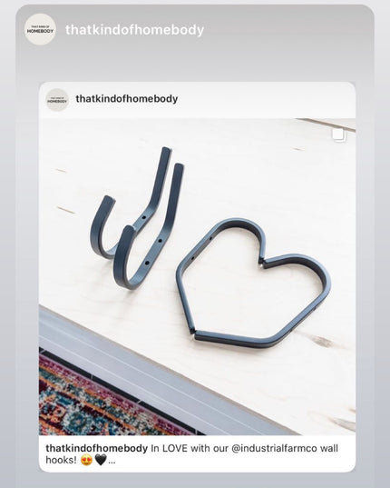 The Stewart 1/2" Wide Double Hook