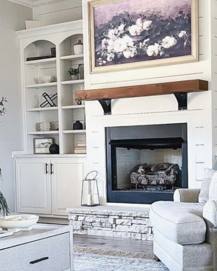 The Albany 4" Industrial Shelf Bracket – Heavy Duty Steel, Curved Support Bar, Handmade USA