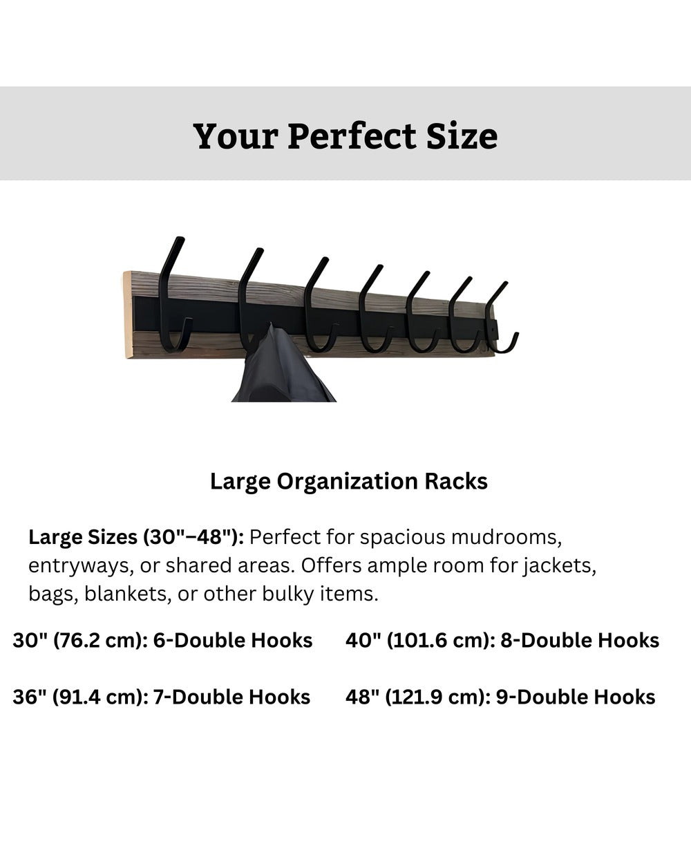 The Fairmount Style Coat Rack - Industrial Farm Co Made in the USA
