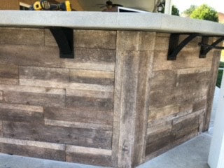 The Albany 4" Industrial Shelf Bracket – Heavy Duty Steel, Curved Support Bar, Handmade USA