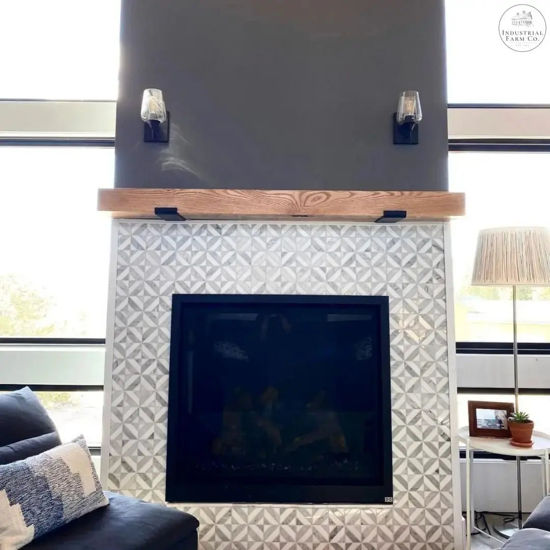 The Glimmerglass J Shelf or Mantel Bracket Shelf Support    | Industrial Farm Co