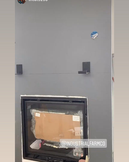 The Dudley 3" Steel J Shelf Bracket – Heavy Duty Wall Mount, Handmade USA