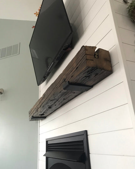 The Dudley 3" Steel J Shelf Bracket – Heavy Duty Wall Mount, Handmade USA