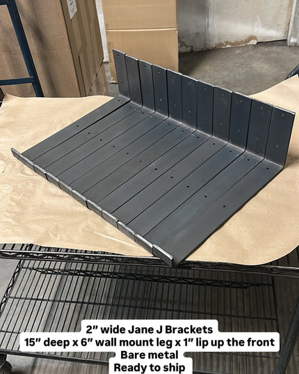 Jane J brackets 15” depth