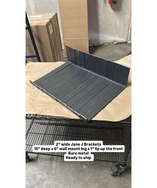 Jane J brackets 15” depth
