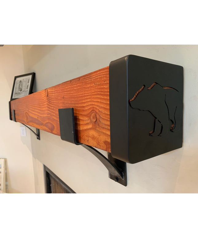 Vandiver Bear Mantel End Caps