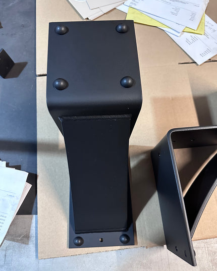 The Mottville 5" Mantel Bracket with Rivets – Heavy Duty Steel, Handmade USA