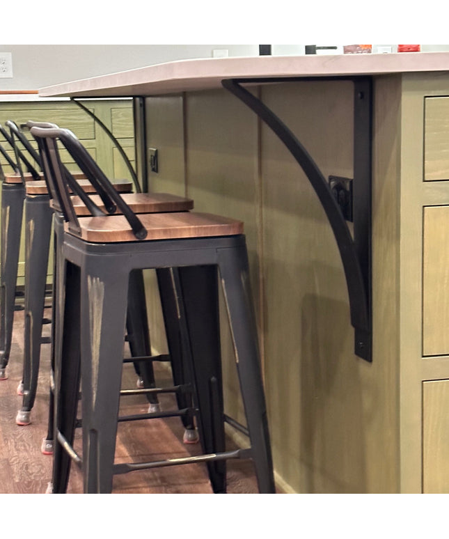 The DeOrdio Modern Industrial Countertop Bracket