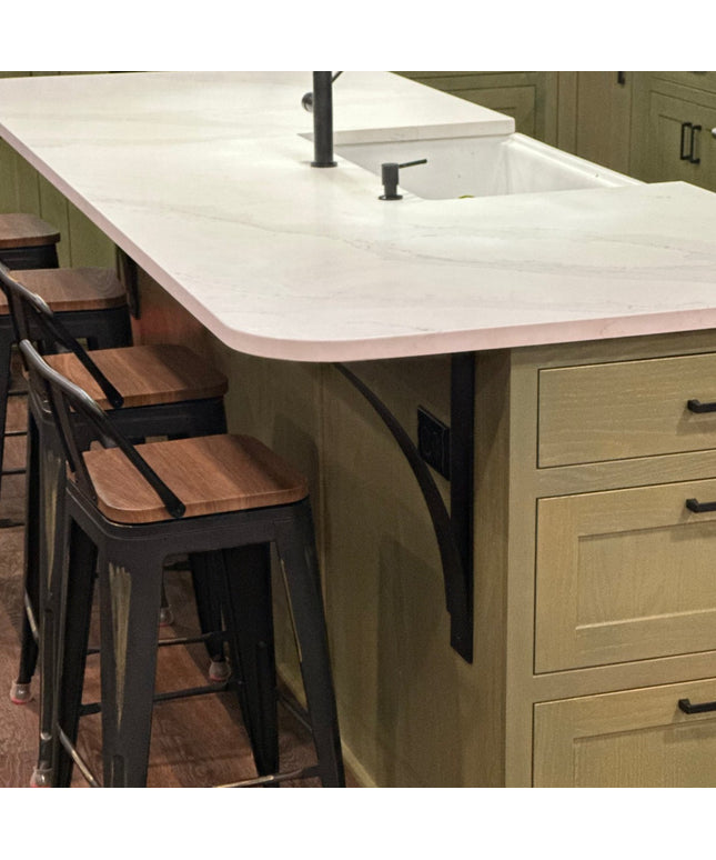 The DeOrdio Modern Industrial Countertop Bracket