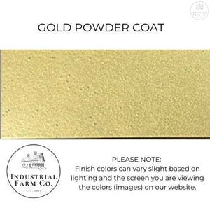 Gold Powder Coated - Kudlick Farmhouse Mantel Bracket | Industrial Farm Co