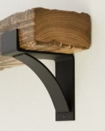 Kudlick Style mantel brackets handmade to order in the USA. Heavy duty made to hold solid wood mantels.