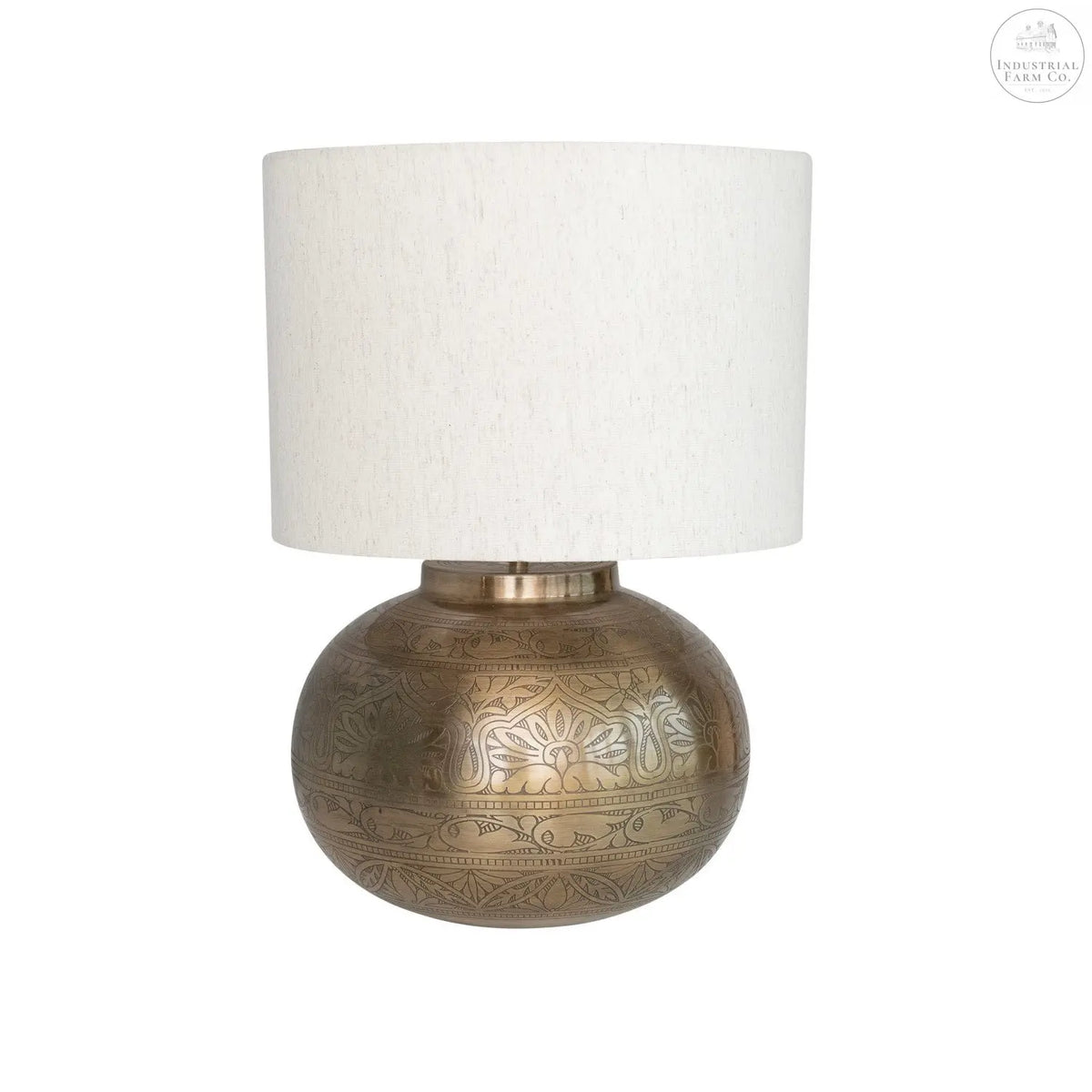 Magpie Brass Table Lamp  Default Title   | Industrial Farm Co