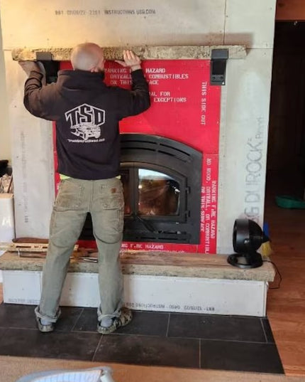 The Fulton Style Heavy Duty Mantel Support