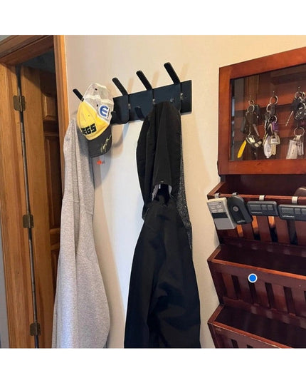 Headcover Rack Riseform Wall Mounted Metal Coat Rack - Heavy Duty Steel Hook ...