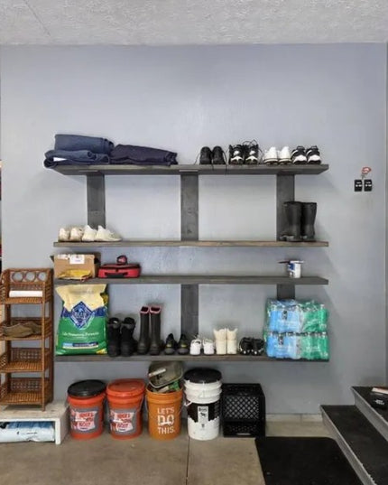 The Elbridge L Shelf Bracket – 6" Wide Heavy Duty Steel Support