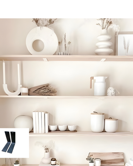 The Lafayette L Shelf Bracket – 1.5" Wide Heavy Duty Steel Support