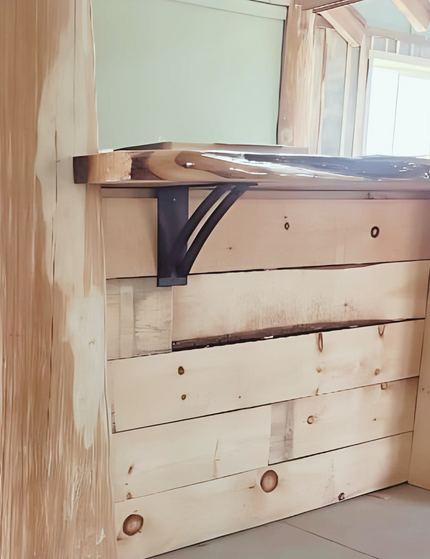 The Jamestown 4" Wide Shelf Bracket