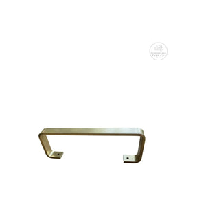 The Emma Towel Holder - 10" Long Powder Coated Gold | Industrial Farm Co