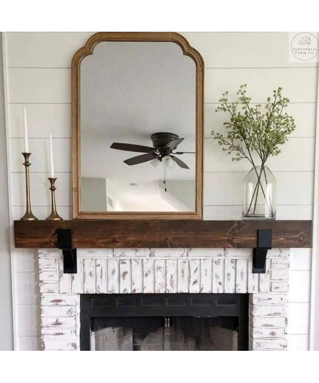 The Seneca Shelf Support Brackets/Corbels 5" Depth x 6" Wall Mount Length Finish Raw - Uncoated Steel | Industrial Farm Co