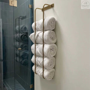 The Tyler Bathroom Towel Rack | Industrial Farm Co