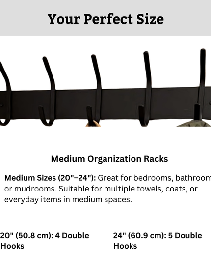 The Cooperstown Double Hook Coat Rack