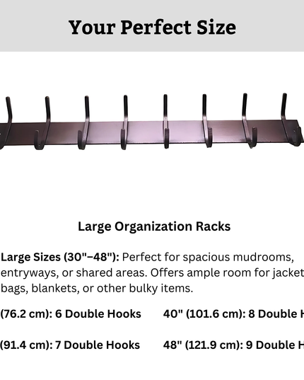 The Cooperstown Double Hook Coat Rack
