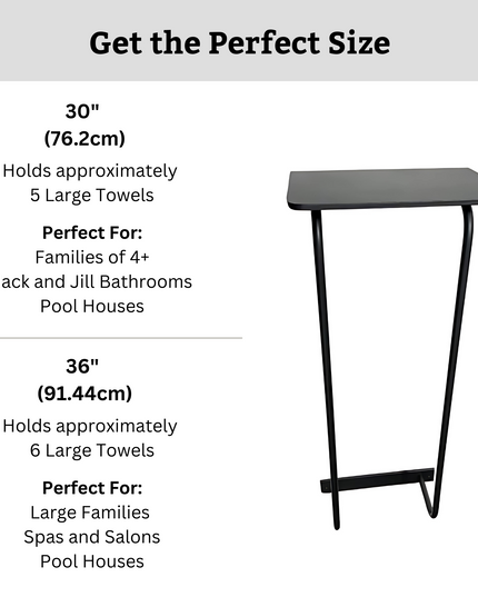 30 - 36" Heavy Duty American Made Towel Rack handcrafted by Industrial Farm Co - USA Steel Accents & Support
