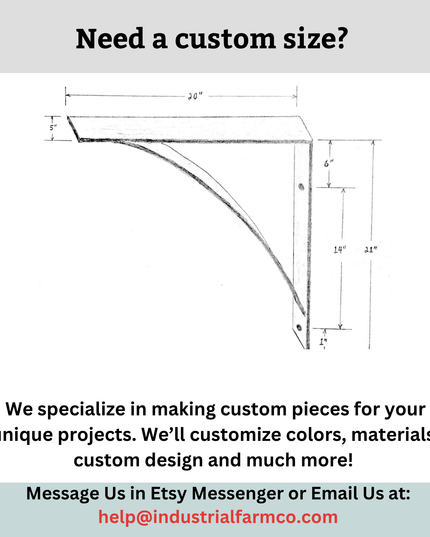 The Lafayette L Shelf Brackets
