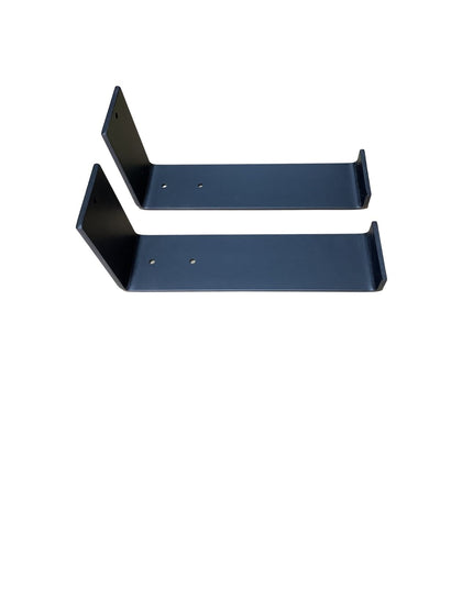 The Dudley 3" Steel J Shelf Bracket – Heavy Duty Wall Mount, Handmade USA