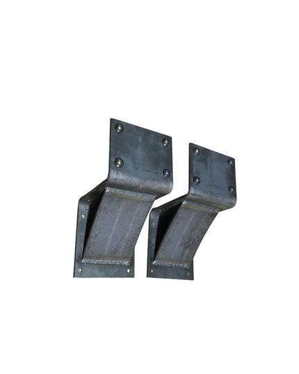 The Mottville 5" Mantel Bracket with Rivets – Heavy Duty Steel, Handmade USA