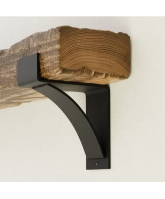 Kudlick Style mantel brackets handmade to order in the USA. Heavy duty made to hold solid wood mantels.