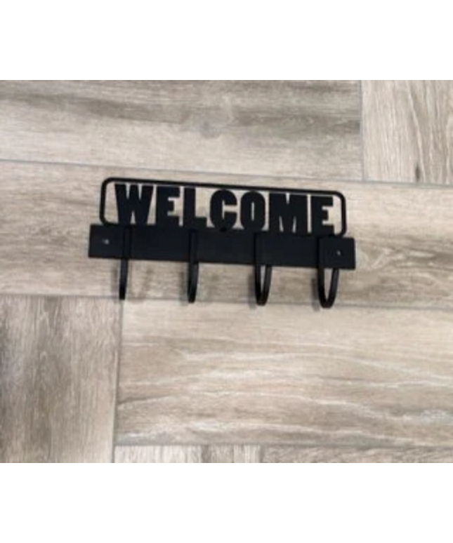 Rustic Metal Key Rack