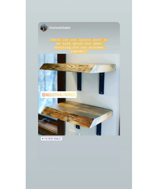 The Lafayette L Shelf Brackets