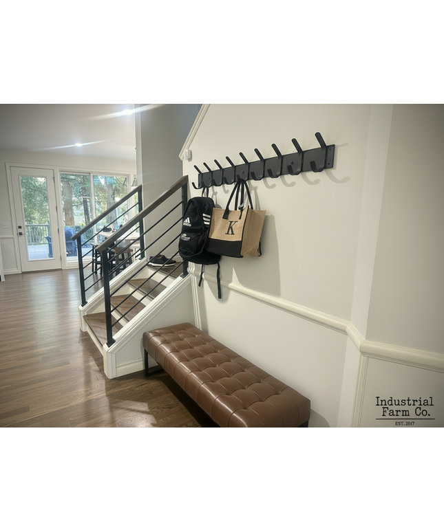 Riseform Wall Mounted Metal Coat Rack