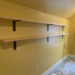 The Owasco L Shelf Bracket – 3" Wide Heavy Duty Steel Support