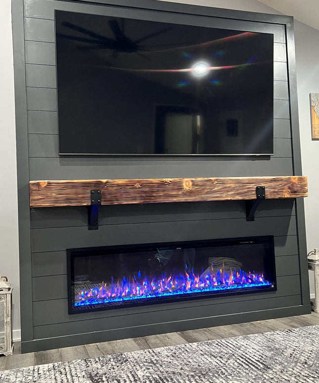 The Spafford 3" Mantel Bracket with Rivets – Heavy Duty Steel, Handmade USA