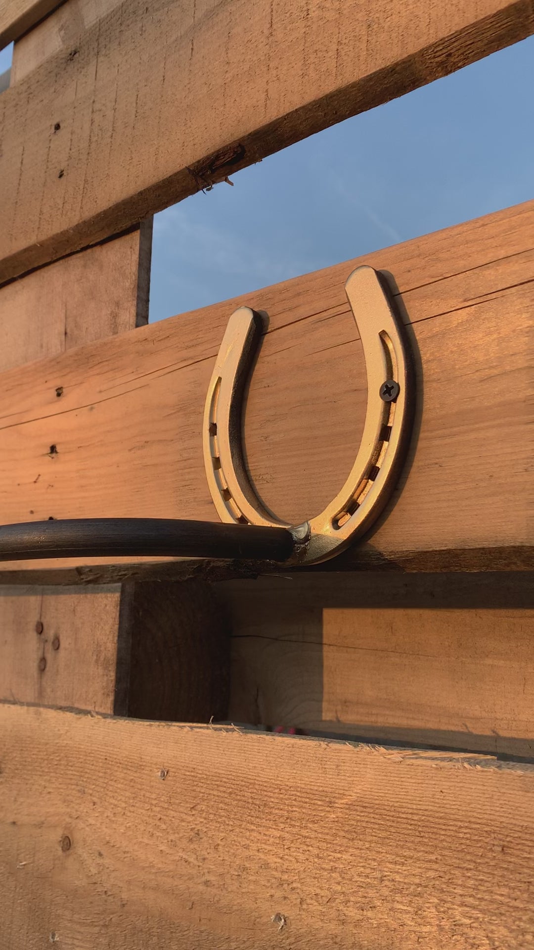 Gallop into Style: Horse Shoe Towel Bar for a Ranch-Inspired Retreat Industiral Farm Co