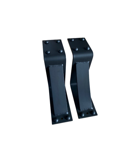 The Spafford 3" Mantel Bracket with Rivets – Heavy Duty Steel, Handmade USA