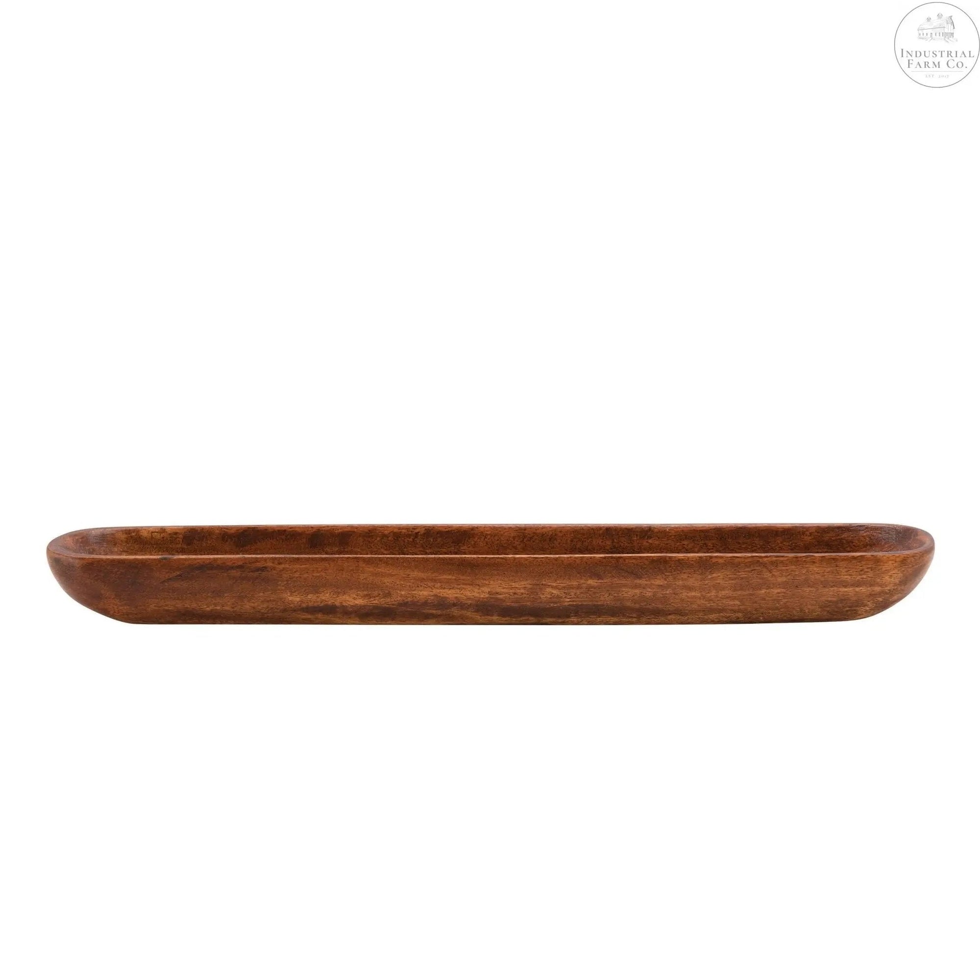 Acacia Wood Olive Boat  Default Title   | Industrial Farm Co