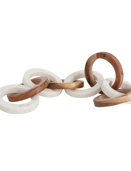 Acacia Wood and Marble Chain     | Industrial Farm Co